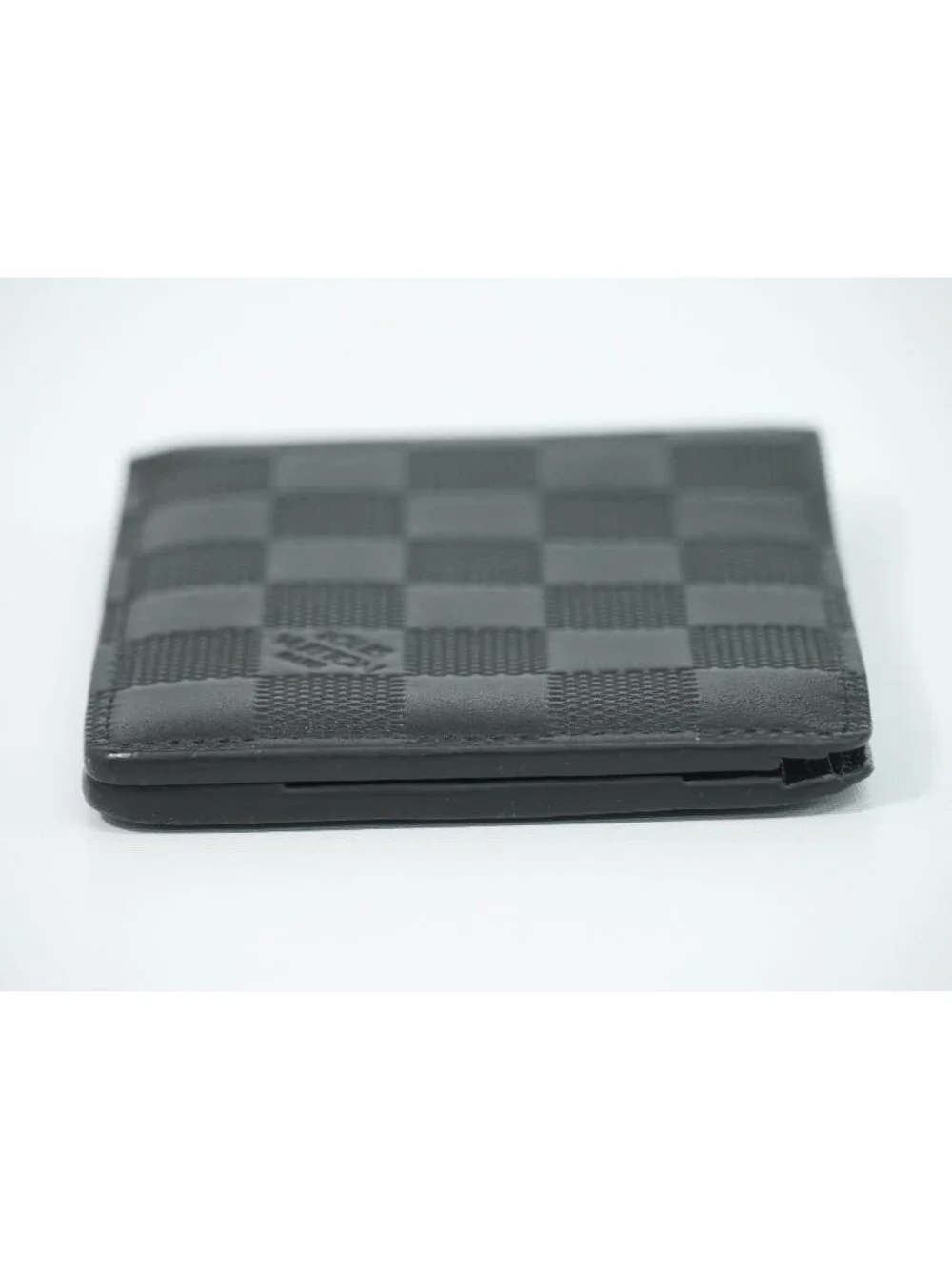Louis Vuitton LV Portefeuille Multiple Damier Infini Folded Wallet Onyx